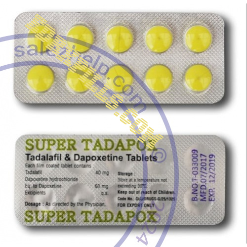 Super Tadapox (tadalafil + dapoxetine)
